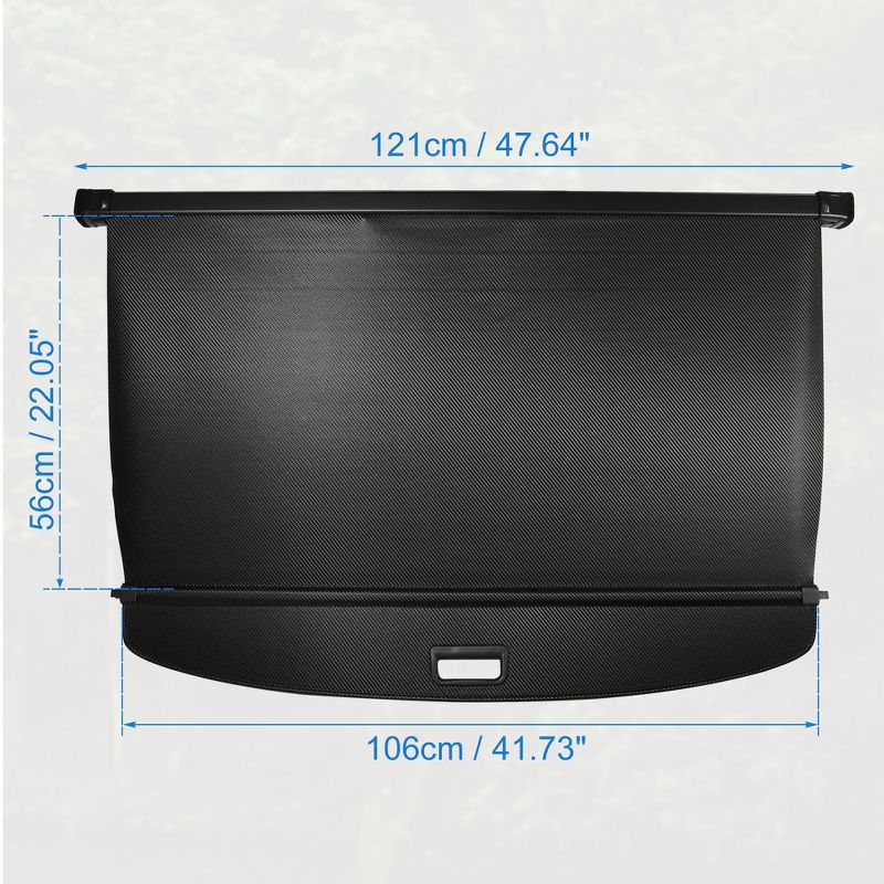 Unique Bargains Retractable Cargo Cover for Toyota RAV4 2019-2023 Trunk Shielding Shade, 3 of 7