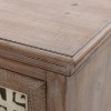 LuxenHome Farmhouse 48" Tower Wood 2-Drawer 1-Door Storage Cabinet Brown - 3 of 4