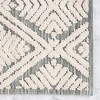 Diamond Trellis Boho Chic Textured Machine Washable Bath Rugs, Set of 2 by Blue Nile Mills - 4 of 4