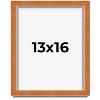 PosterPalooza | Classic Brown Picture Frame - UV Acrylic, Foam Board Backing, Hanging Hardware - 2 of 4