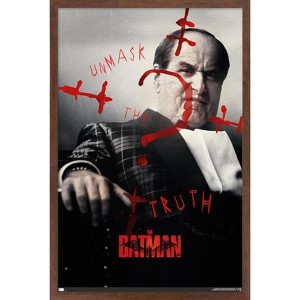 Trends International DC Comics Movie The Batman - Oswald Cobblepot A.K.A. Penguin One Sheet Framed Wall Poster Prints - 1 of 4