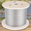 VEVOR 316 Stainless Steel Cable, 500FT Stainless Steel Wire Rope of 5/32In Diameter and 1x19Construction, 3300LBS Breaking Strength Steel Cable,Silver - 2 of 4