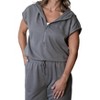 Women's French Terry Hooded Jumpsuit - WISHLIST - 2 of 3