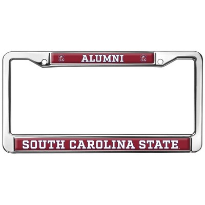 South Carolina State Alumni Logo Full Size Standard License Plate Metal Frame