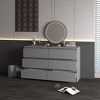 Grey Large 6 drawers chest of drawer dressers table - 3 of 4