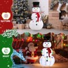 Karl Home 4FT Lighted Snowman Christmas Yard Decorations - 3 of 4