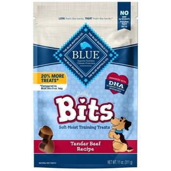 Blue Buffalo Bits Natural Soft-Moist Training Dog Treats with Beef Recipe