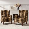 Jeffrey Traditional Nailhead Trim Armchair with Solid Legs Set of 2|HULALA HOME - 2 of 4