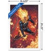 Trends International Marvel Ghost Rider - Flaming Chain Framed Wall Poster Prints - 3 of 4