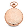 Black Bow Jewelry Charles Hubert Rose Gold Finish Brass Window Cover Pocket Watch - 3 of 4