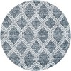 Unique Loom Kamala Washable Collection Area Rug - Modern Trellis - 2 of 4