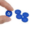 Unique Bargains Resin DIY Craft Flat 4-Hole Sewing Buttons 100 Pcs - 4 of 4