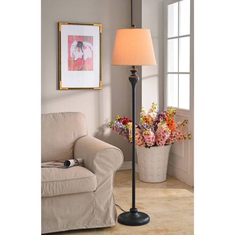 (Set of 3) 2 Table Lamps and 1 Floor Lamp Charlotte/Oil Rubbed Bronze - Kenroy Home, 2 of 18
