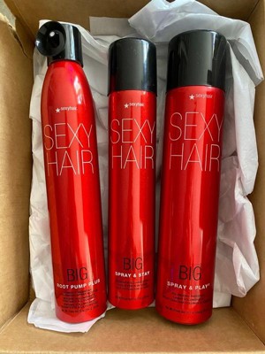SEXYHAIR Big Spray & Play Cruelty-Free Hairspray For Women, 2-Pack