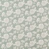 No. 918 54"x14" Mistral Floral Print Semi-Sheer Rod Pocket Kitchen Curtain Valance Sage Green - 3 of 4