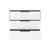 RISOKEYS 3 Drawers Dresser with 3 Wide Drawers,Object Decorative and Other Objects, ,for Bedroom and Living Room - 4 of 4