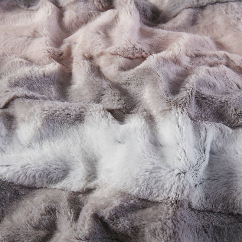 60"x70" Oversized Marselle Faux Fur Throw Blanket - Madison Park , 5 of 8