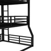 Kumasinova Bunk Bed,Metal Triple Bunk Bed with Ladder,Safety Guardrails for Kids,Bedroom,Noise-reduced Design - 4 of 4