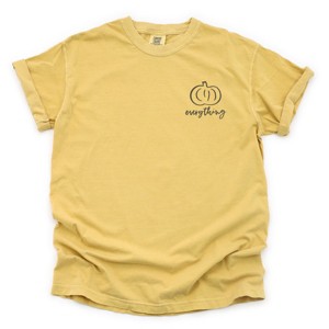 Simply Sage Market Embroidered Pumpkin Everything Garment Dyed Tee - 1 of 4