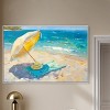 Art Remedy Morning Beach View Colorful Coastal Wall Art Framed - 2 of 4
