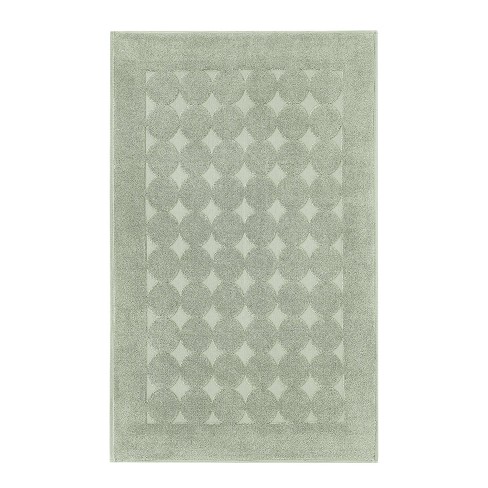 Sinemis Terry Bath Rug Green - Linum Home Textiles: Woven, Machine ...