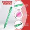 Unique Bargains 2BA Thread Aluminum Dart Shafts with Rubber Rings for Steel Tip 12 Pcs - 3 of 4