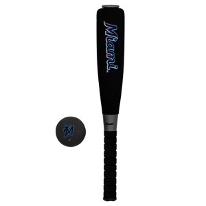 MLB Miami Marlins Franklin Sports 21" Jumbo Foam Bat & Ball Set - 1 of 4