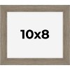 PosterPalooza | 10x8 Wide Barnwood Picture Frame, UV Acrylic, 6 Finishes - Grey, Brown, White, and Black - 2 of 4