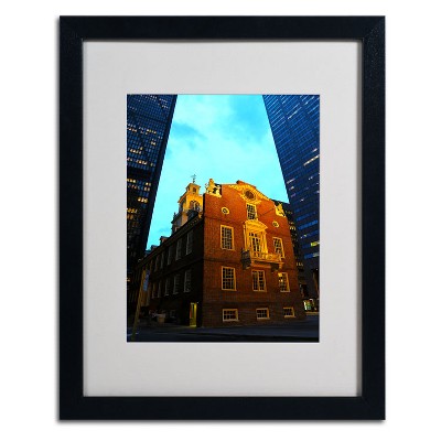 Trademark Fine Art -CATeyes 'Boston' Matted Framed Art
