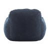 GlasFlength Bean Bag Seats Soft Premium Memory Foam Lounge Chair with Tufted Elegant Design for Living Room Dorm, Blue, 41.4"*37.8"*30" - 4 of 4