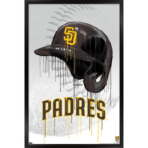 Trends International Mlb San Diego Padres - Neon Helmet 23 Unframed Wall  Poster Print White Mounts Bundle 14.725 X 22.375 : Target