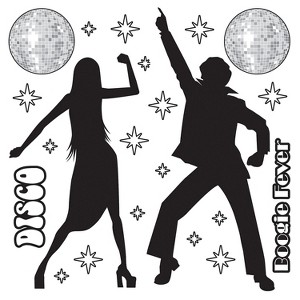 Beistle Disco Silhouette 70s Prop 5' 3" - 3" 44/Pack 52117 - 1 of 1
