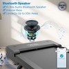 PACEROCKER 5MPH Walking Pad Treadmill, 12% Auto Incline, 450lbs Capacity, Bluetooth Speaker, Under Desk, Black, Without expert assembly - 3 of 3