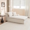 Settee Lounge Chair Modern Foam Frame Upholstered No Assembly for Living Room 39in Wide - 3irtyhousy - 3 of 4