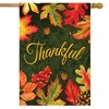 Thankful Leaves Autumn House Flag Fall Thanksgiving 28" x 40" Briarwood Lane - 2 of 4