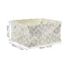 Unique Bargains Foldable Pattern Laundry Basket 15.75"x11.81"x7.87" 1 Pc - 3 of 4