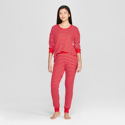 Women's Striped Pajama Set - Gilligan & O'Malley™ Red M