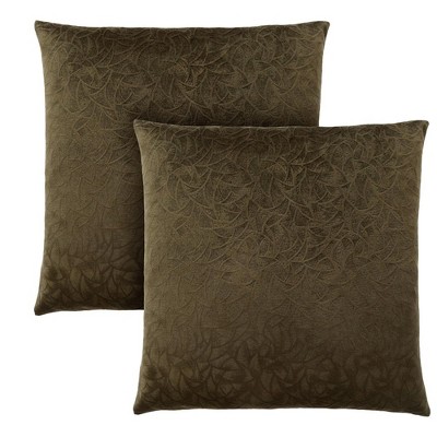 TopComfy Support Pillow Decorative Throw Pillow Set with Floral Pattern for Sofa or Bed Use, Green, 17"*17"*3"