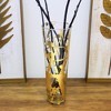 Slickblue Handcrafted Glass Vase, Conical Flower Holder, Slim Table Centerpiece, Indoor Outdoor Use, Color & Size Options - 4 of 4