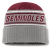 NCAA Florida State Seminoles Sleety Knit Cuffed Beanie: Midweight Acrylic Pull-On Hat - 2 of 3