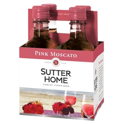 Sutter Home Pink Moscato Wine - 4pk 