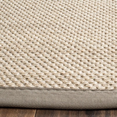 Hand-Knotted Marble/Khaki Viscose Rectangular Area Rug, 8' x 10'