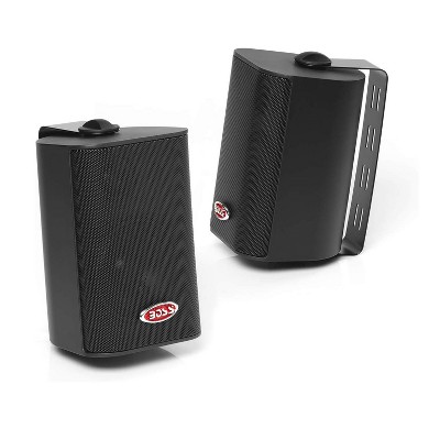 BOSS Audio MR4.3B 200 Watt 4-inch 3-way Weatherproof Marine Speakers, Set of 2