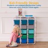 ECR4Kids 5-Tier Storage Rack with 15 Cubby Bins 5x3, 1 - 4 of 4