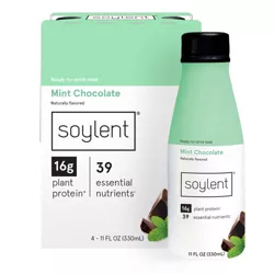 Soylent Nutritional Shake - Mint Chocolate - 4pk/11 fl oz