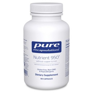 Pure Encapsulations Nutrient 950 Without Copper & Iron - Hypoallergenic Multi-Vitamin/Mineral Formula for Optimal Health - 1 of 4