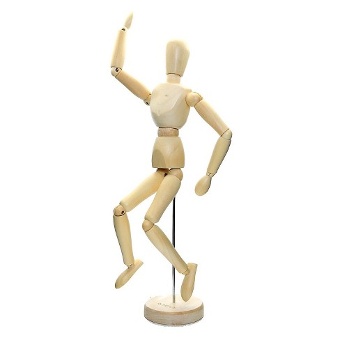 Jack Richeson Wooden Male Manikin, 12 Inches : Target