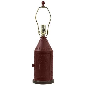 Park Designs Punched Revere Lamp 19" Red