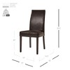 New Pacific Direct Hartford Bicast Leather Dining Chair,Set of 2 - 3 of 4