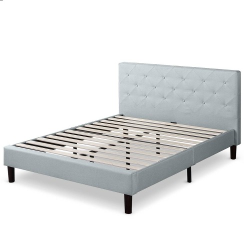 King Shalini Upholstered Platform Bed, How To Put A Zinus Bed Frame Together